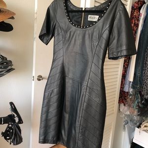100% Leather Dress
